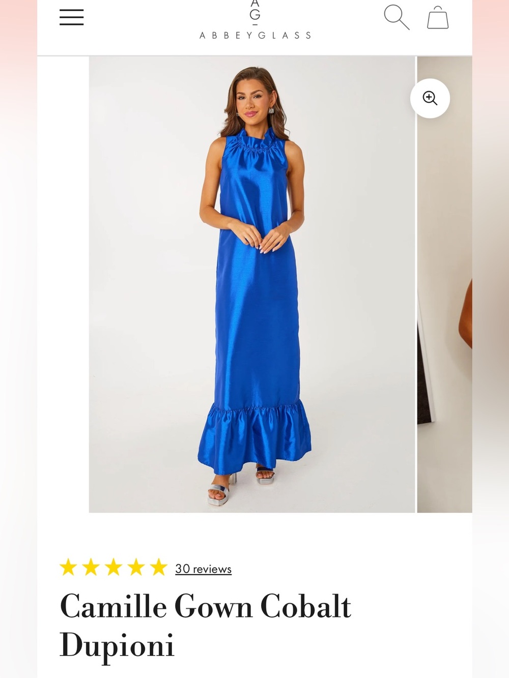 Camille Cobalt Gown